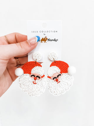 Santa Earrings