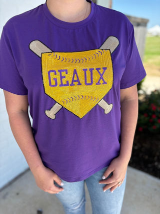 Geaux Home Sparkle Tee