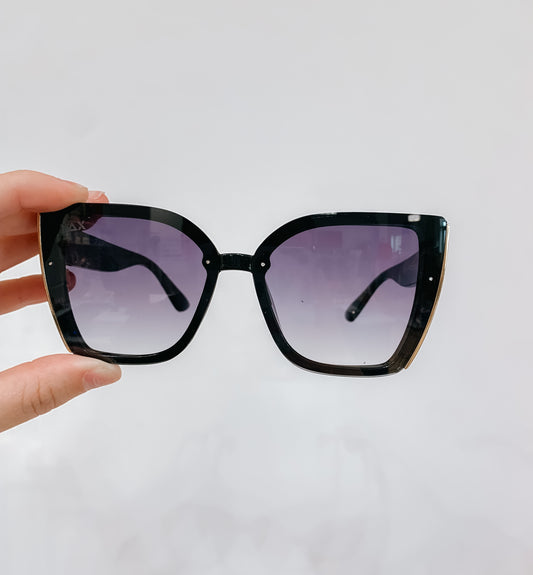 Black Large Sunglasses