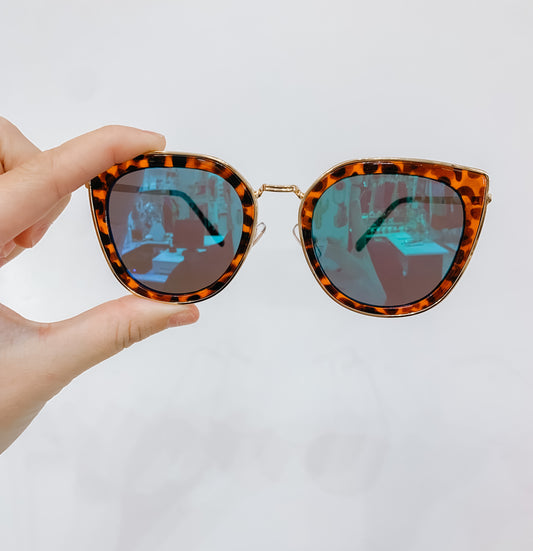 Brown Mirror Sunglasses