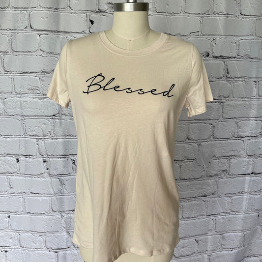 Blessed Graphic Top (Natural)