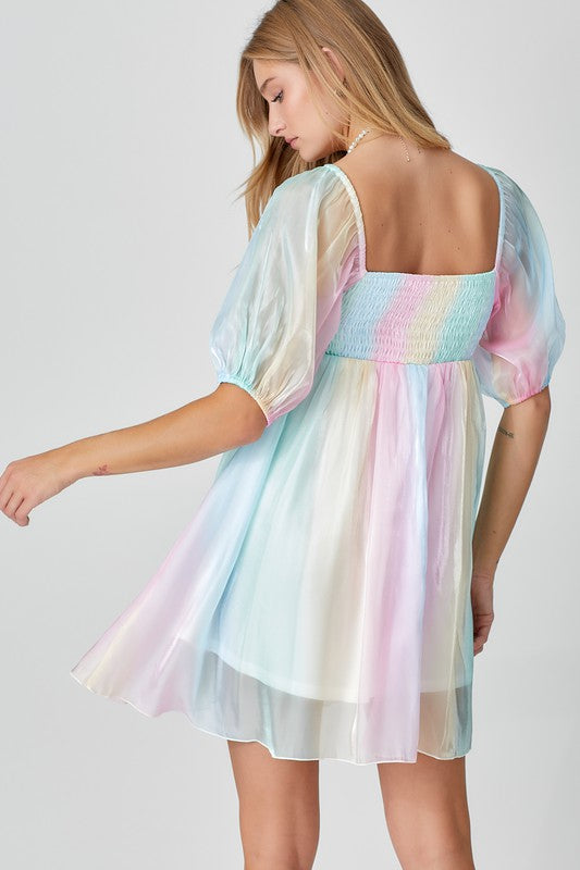 Rainbow Mini Dress