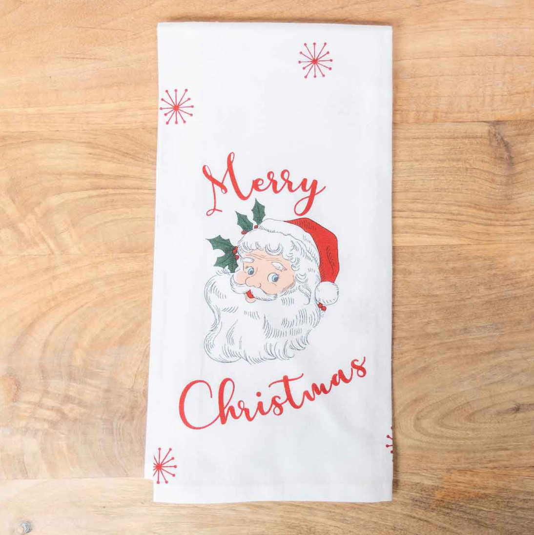 Snowflake Dreams Santa Hand Towel
