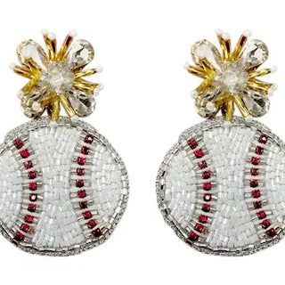 Baseball Earrings