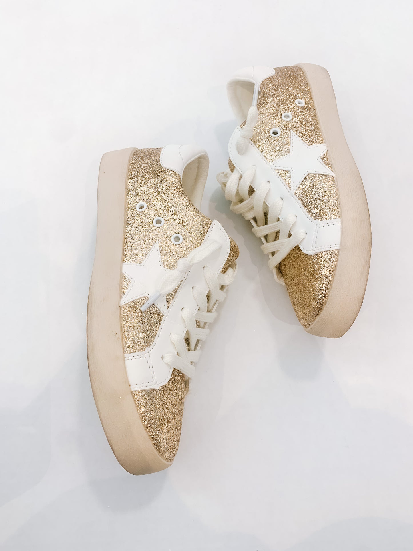 Addie Gold Sneakers